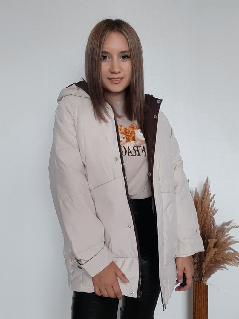 Hooded Padded Winter Coat