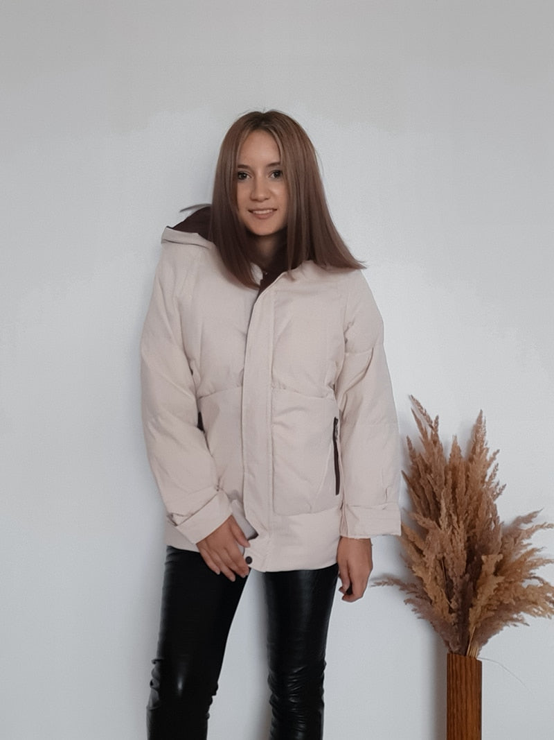Hooded Padded Winter Coat